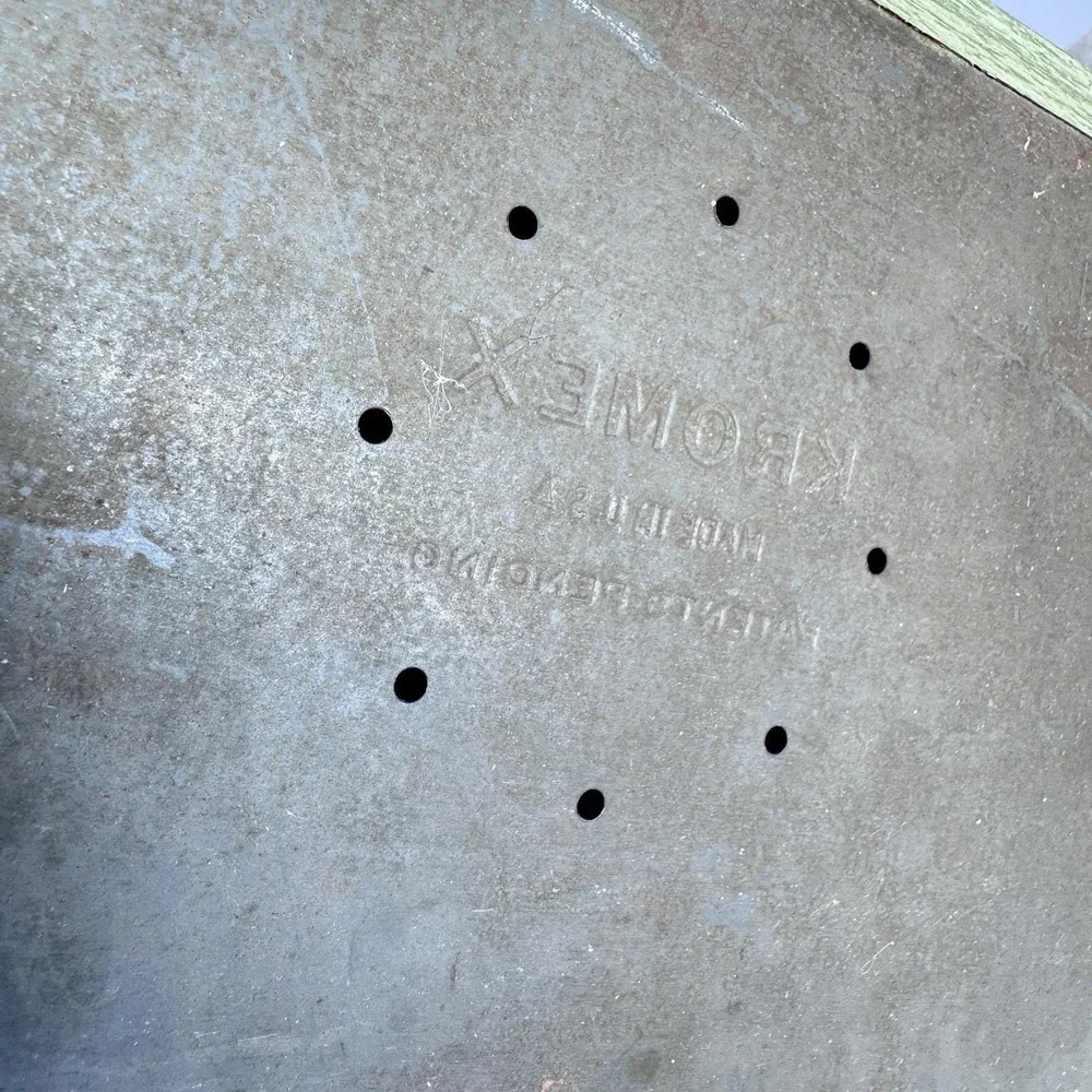 Vintage Kromex Metal Bread Box Made in USA Mid Century Kitchen Storage‎